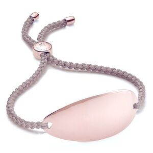 Monica Vinader Nura Friendship Bracelet in 18K Rose Gold Vermeil full inclusion